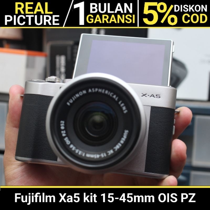 Fujifilm Xa5 kit 15-45mm OIS PZ BEKAS