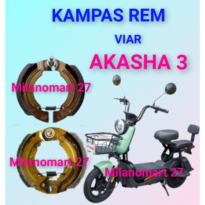 kampas rem Viar Akasha 3 kampas rem sepeda listrik VIAR AKASHA 3