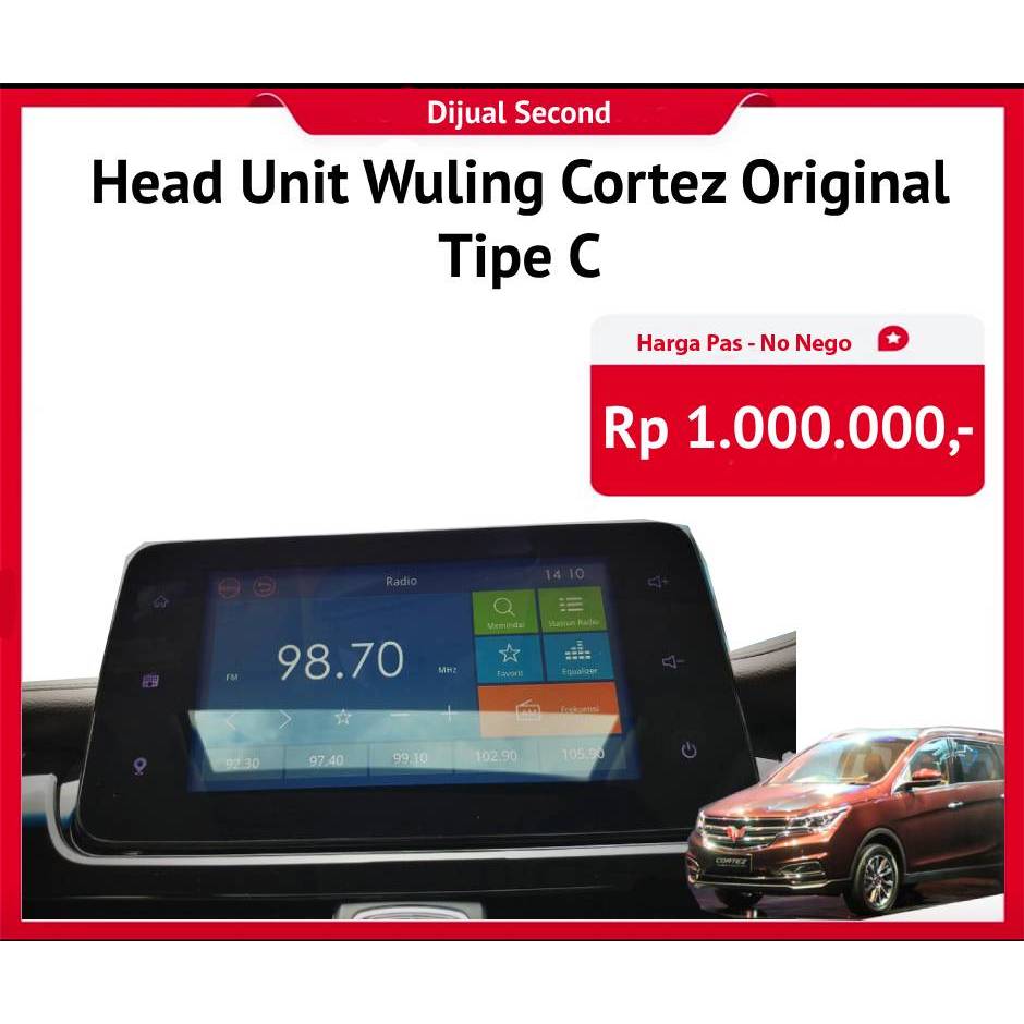 Head Unit Wuling Cortez Tipe C