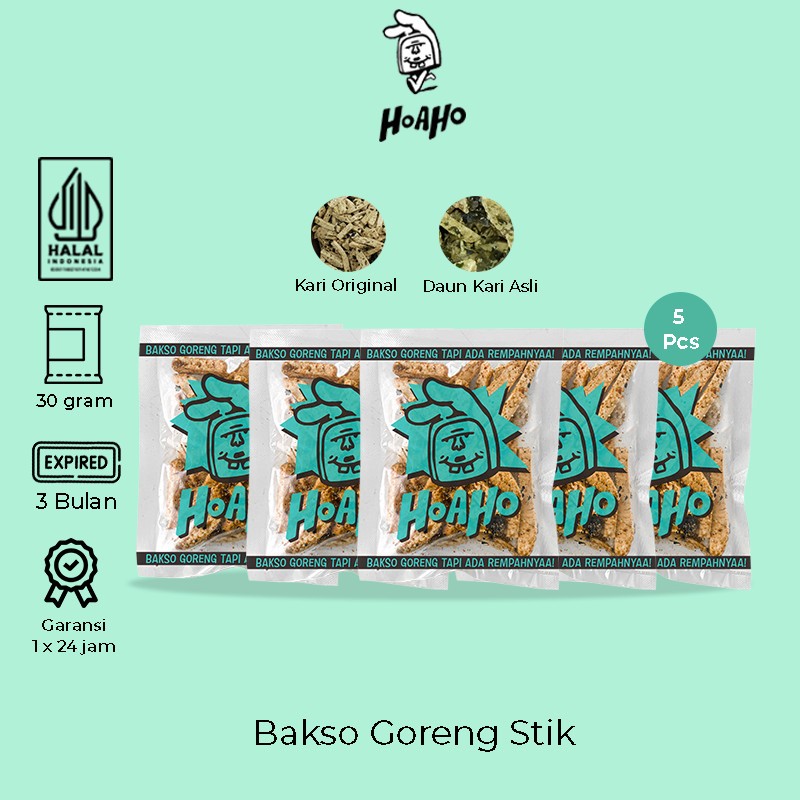 

HOAHO Basreng Stik Bakso Goreng 30 gram - Paket 5 Pcs