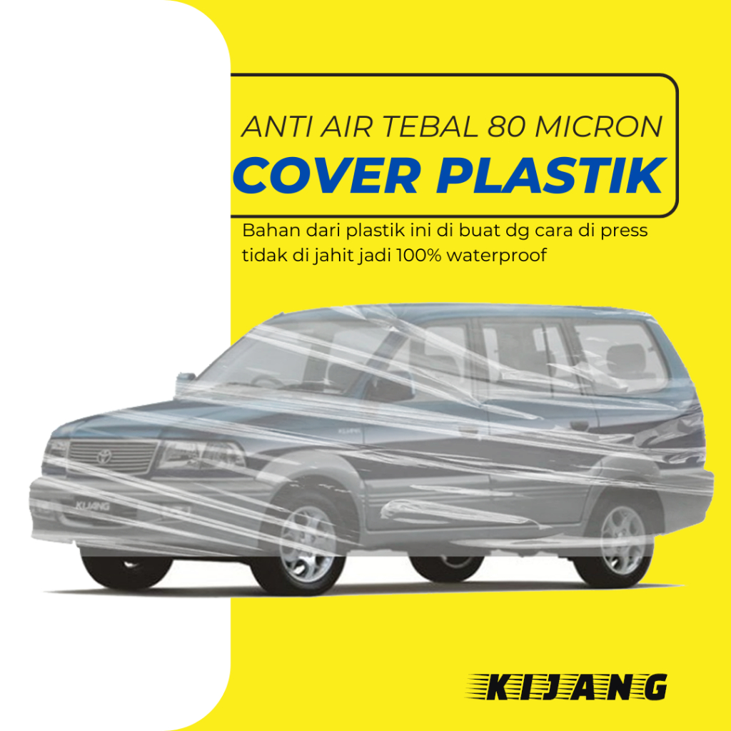 Transparan Body Cover Mobil Kijang long Sarung Mobil Kijang long kijang long/kijang krista/kijang lg