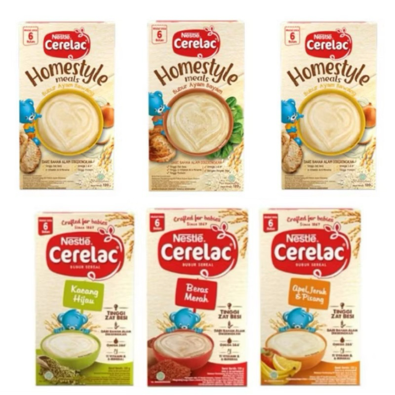 Cerelac Nestle bubur bayi 6+ homestyle