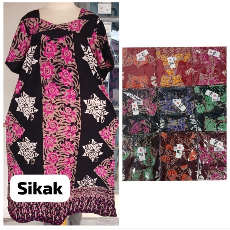 Daster BL Sikak / Batik Solo LD 120/ Batik Cetak