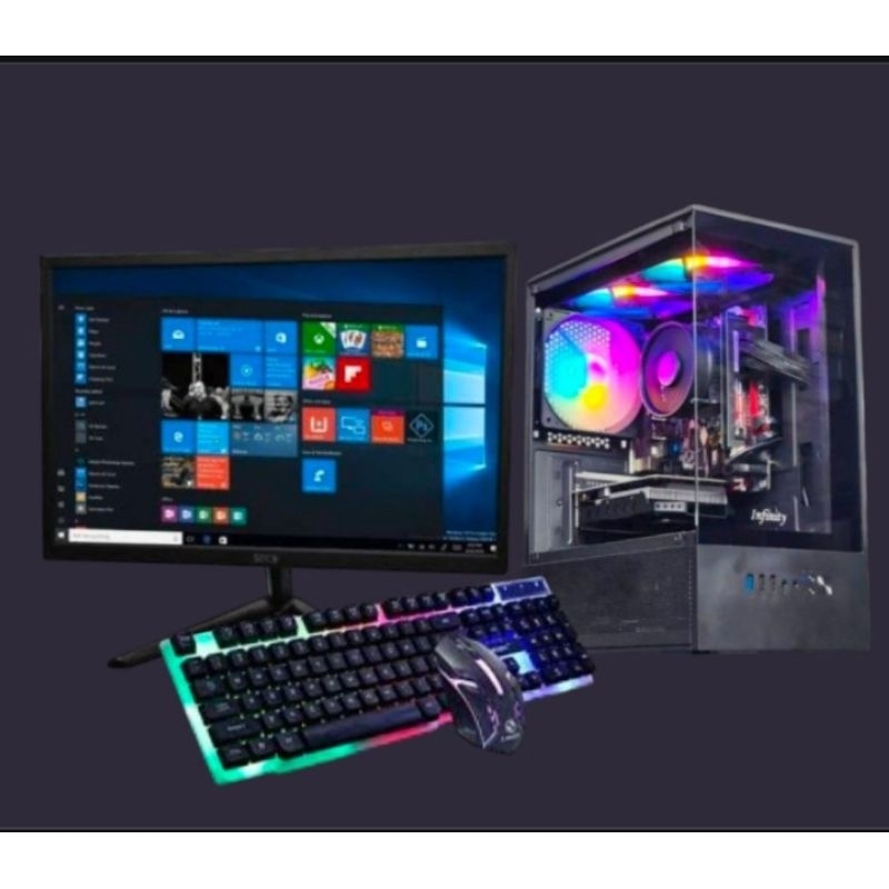 PC intel Core i5 3470 + Led 19 wide