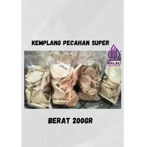 

kemplang pecahan/rempesan super ikan tenggiri asli dari palembang