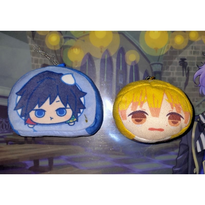 Kimetsu no Yaiba (Demon Slayer): Nezuko Kamado Ball Plush Fuwa Kororin Giyuu tomioka zenitsu  Keycha