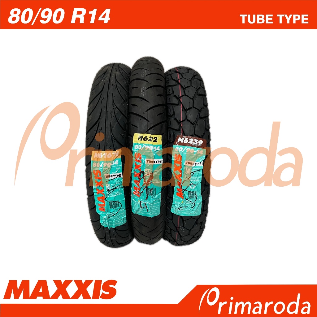 Ban Motor MAXXIS Tube Type 80/90 Ring 14 Semua Model