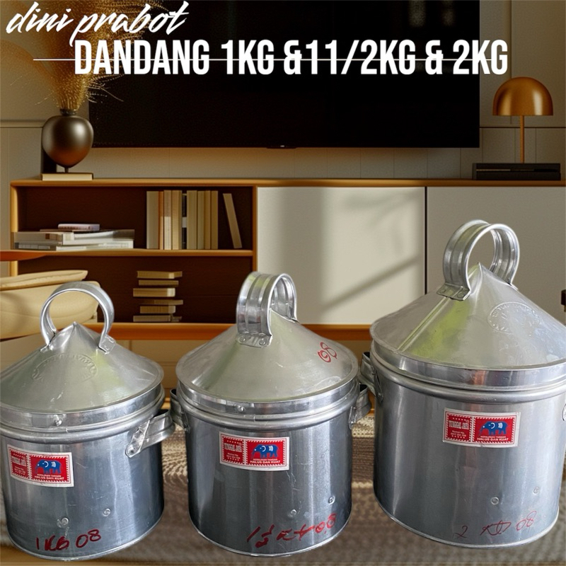 SOBLUGAN NASI ATAU DANDANG NASI 08/KUKUS 1kg/1.5kg/2kg ALUMINIUM/TUTUP KERUCUT