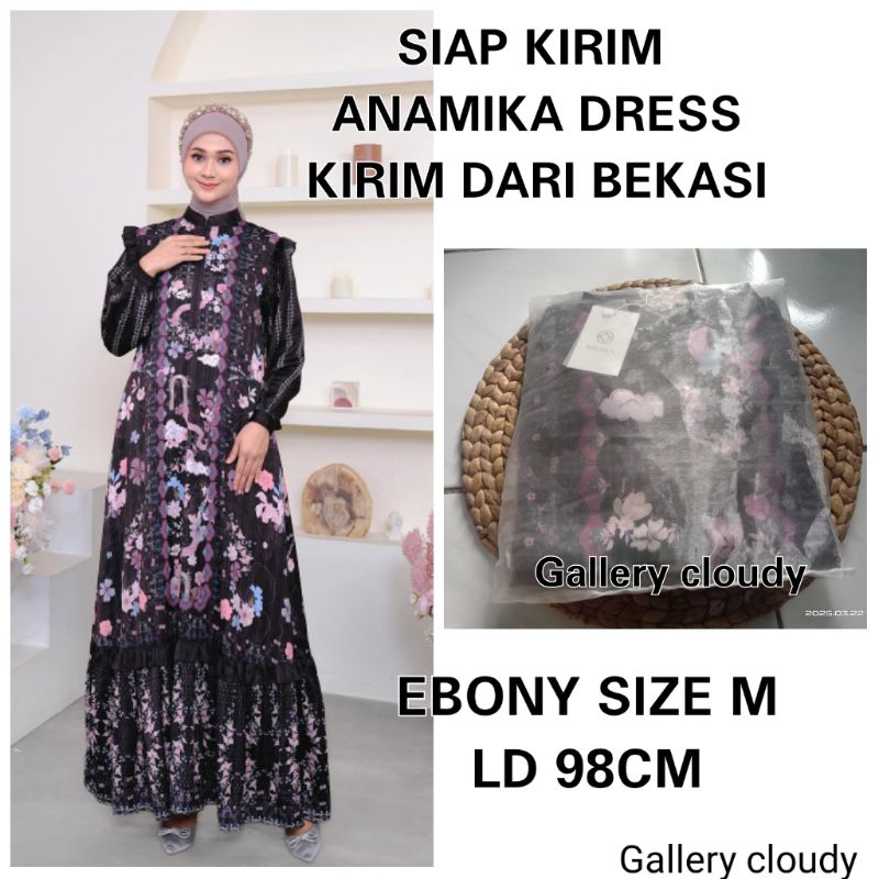 SIAP KIRIM ANAMIKA DRESS EBONY BY KIENKA OFFICIAL KIENKAOFICIAL