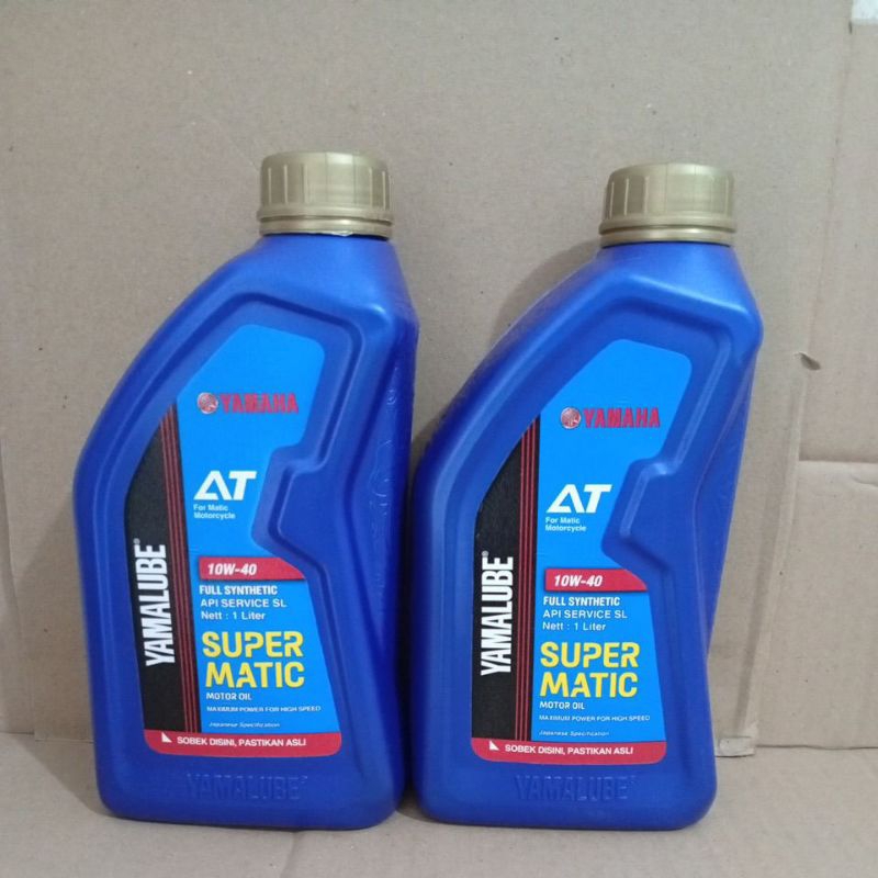 Oli Yamalube Super Matic 1liter oli yamaha 1liter pelumas oli motor Yamaha Super matic 1liter
