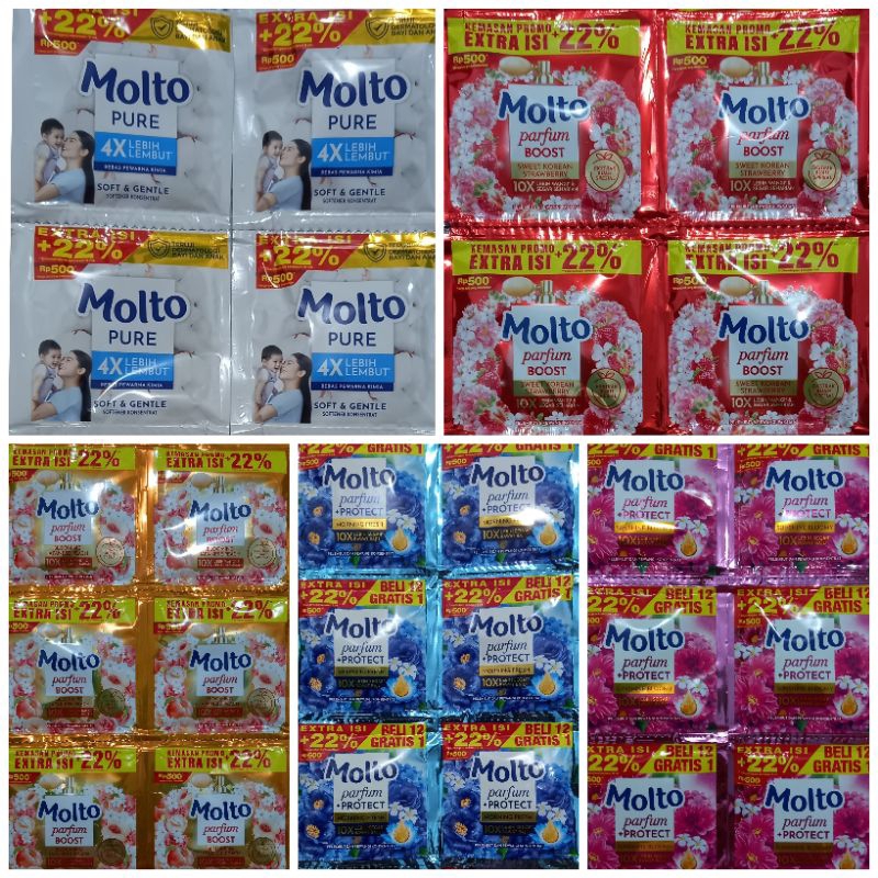 Molto sachet 2 renceng @ 500