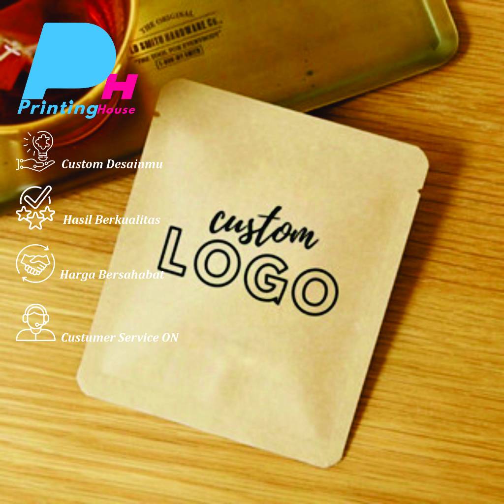 

Kemasan Sachet Plastik SACHET 450gsm COKLAT KRAFT CUSTOM PAPER ALUMUINUM