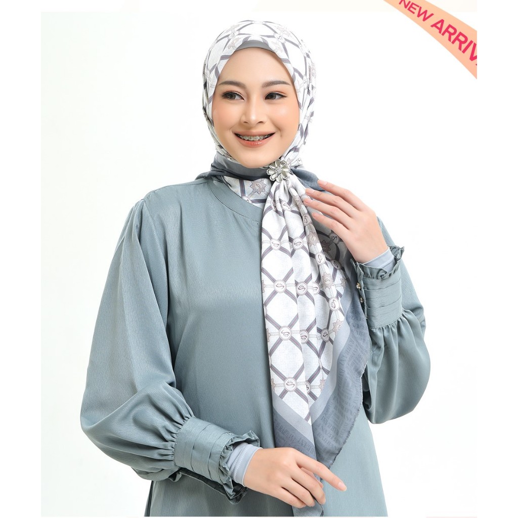 Rabbani - Kerudung Segi Empat Motif Tetra Malone