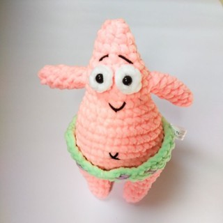 Boneka patrick star rajut/ amigurumi patrick star