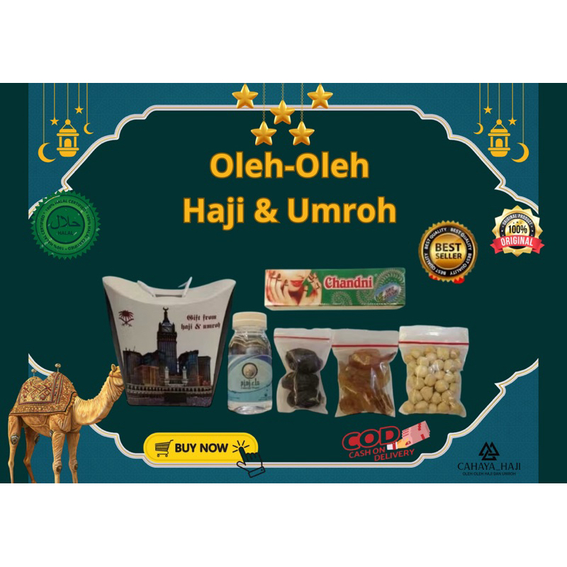 

Paketan Oleh-Oleh Haji & Umrah 25pcs Hampes Snack Gift