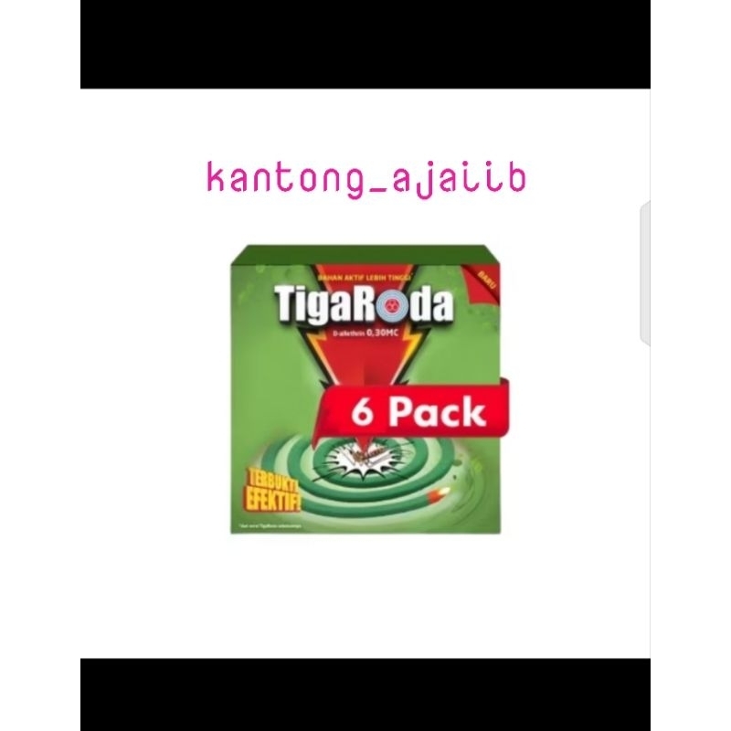 Obat Nyamuk Bakar Coil Jumbo TIGA RODA 8jam Anti Nyamuk