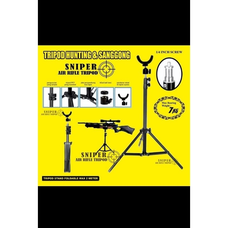tripod sanggong merk sniper kuat dan kokoh