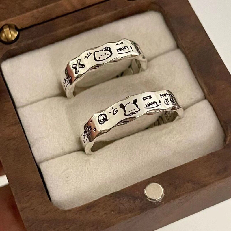 Cincin Couple Cat & Dog - Cincin Couple - Aksesoris Cincin