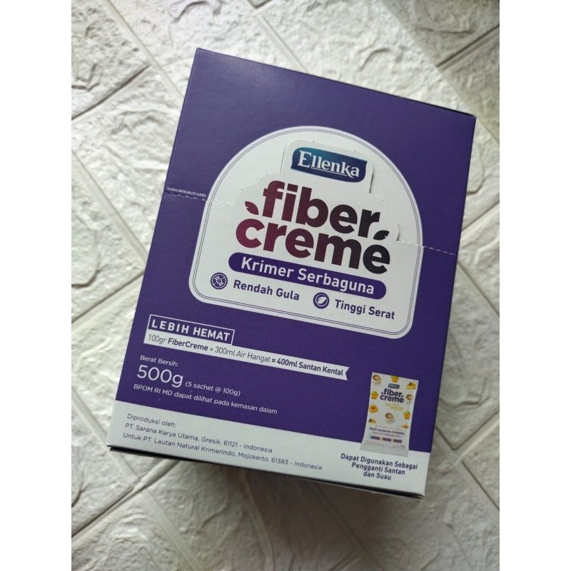 

Krimer bubuk Fibercreme 100gr kemasan BOX (Isi 5 pcs) Pengganti Santan dan Susu