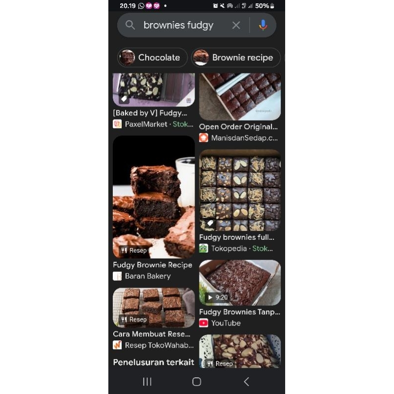 

fudgy brownies by nana.id
