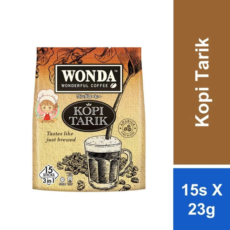 

Wonda 3 in 1 Kopi Tarik 23g x 15 sachets