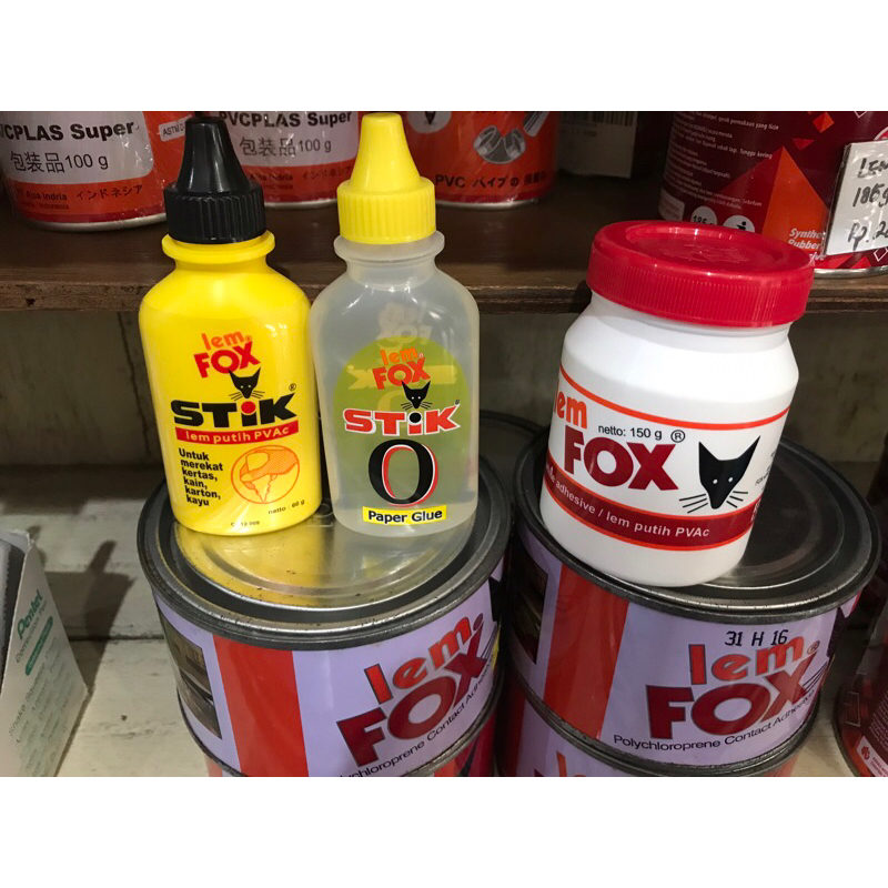 

Jual Berbagai Macam Lem Fox Kualitas Baik