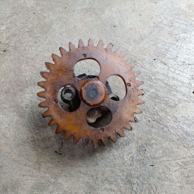 Pompa Oli Vega ZR,Jupiter Robot,Original Bekas Copotan Motor