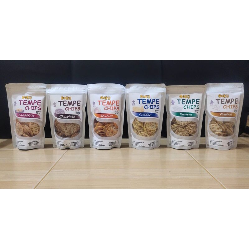 

Kerupuk Tempe Goku 70gr khas Selatpanjang