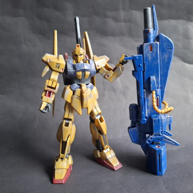 BANDAI 1/144 HGUC Hyaku Shiki + Mega Bazooka Launcher, part lengkap seperti digambar. box mulus (sud