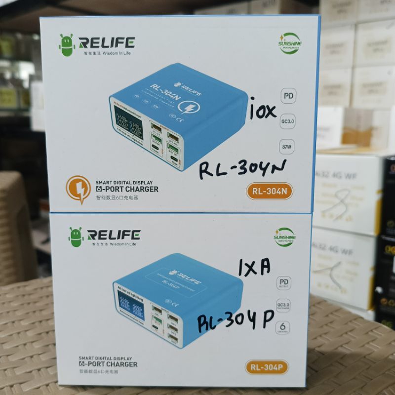 CHARGER USB DOKTER RELIFE RL-304N 6 PORT/RL-304P 6 PORT