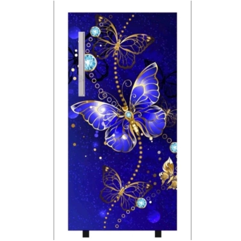 wallpaper stiker kulkas pintu 1 kupu-kupu