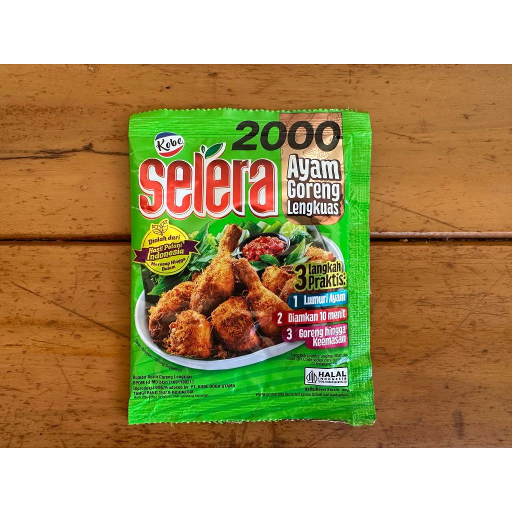 

Kobe Selera Ayam Goreng Lengkuas 80gr
