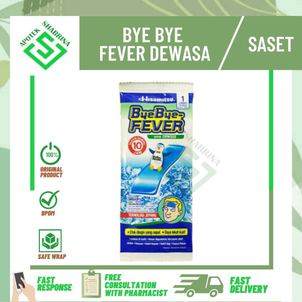BYE-BYE FEVER ADULT SACHET / Bye Bye Fever Adult