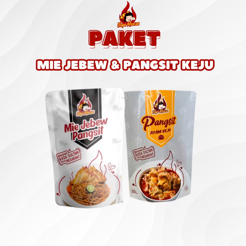 

Nyai Mercon - Paket Isi Mie Jebew Pangsit & Pangsit Keju
