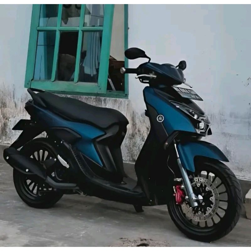 Sepion X1 bubut,Spion bubut 3 jari tangkai pendek X1 125z Yamaha