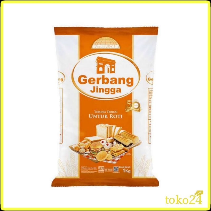 

Tepung Terigu Gerbang Jingga 1 kg