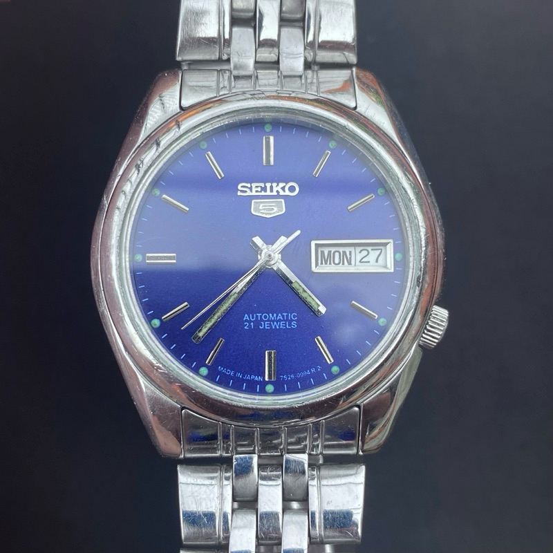 Seiko 5 Automatic Blue Dial 7S26