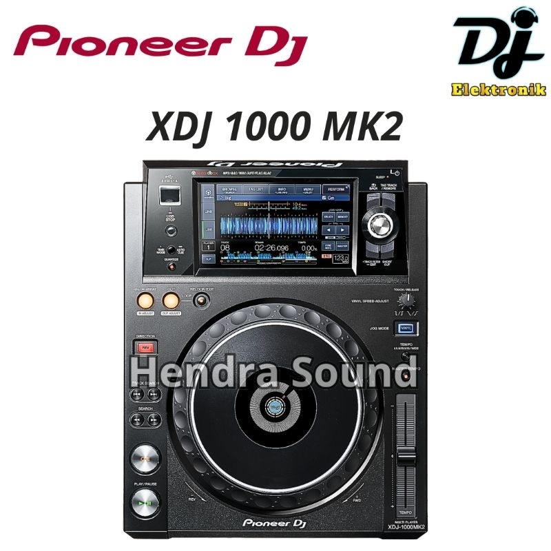 PIONEER DJ ● XDJ 1000 Mk2 / XDJ1000 Mk 2 - Alat DJ