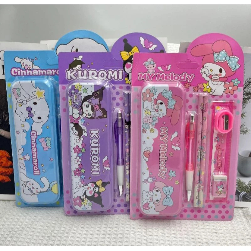 

Set Alat Tulis Pulpen 7in1 Kuromi Melody Cinnamoroll