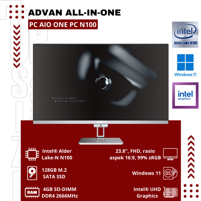 Advan All-in-One PC AIO ONE PC N100