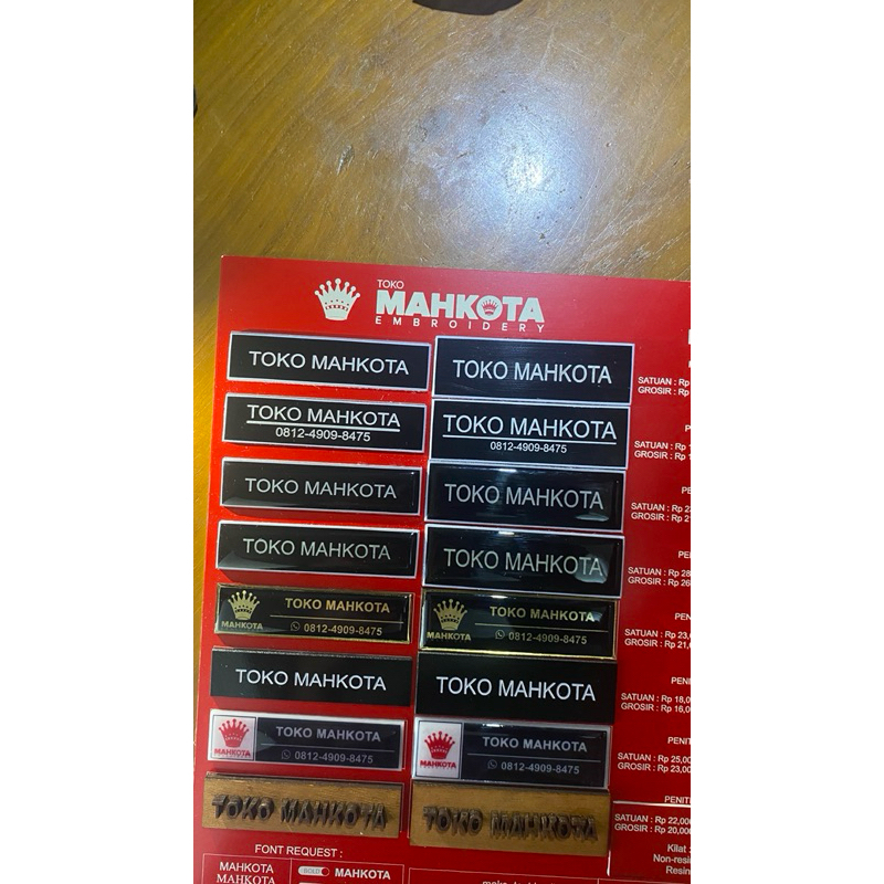 

NameTag Pegawai Negeri