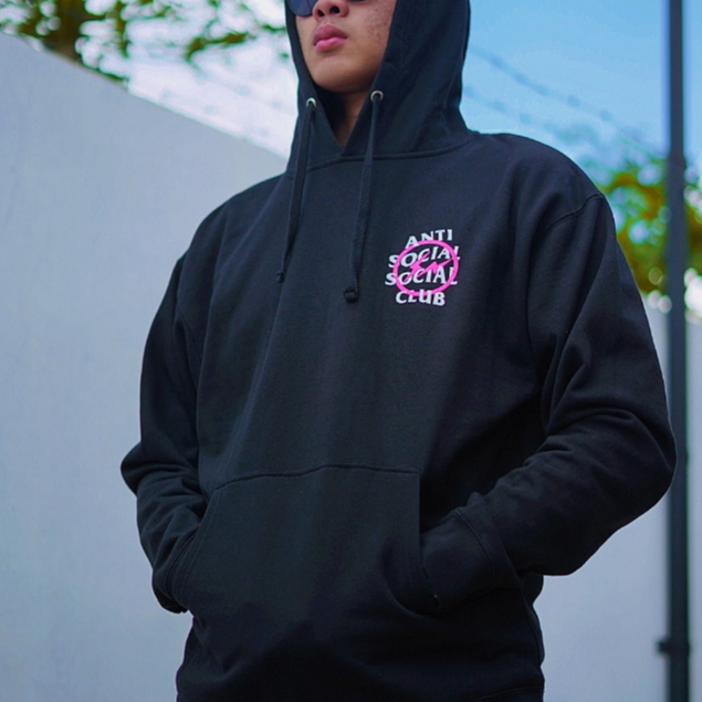 ASSC x Fragment Pink Bolt Hoodie (FW19)