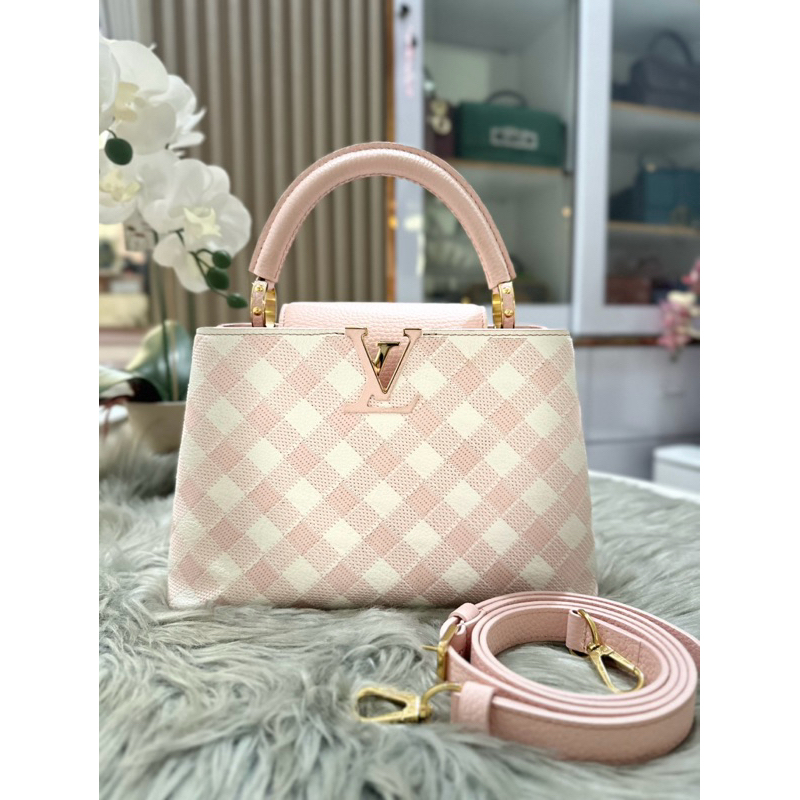LV Capucines soft pink