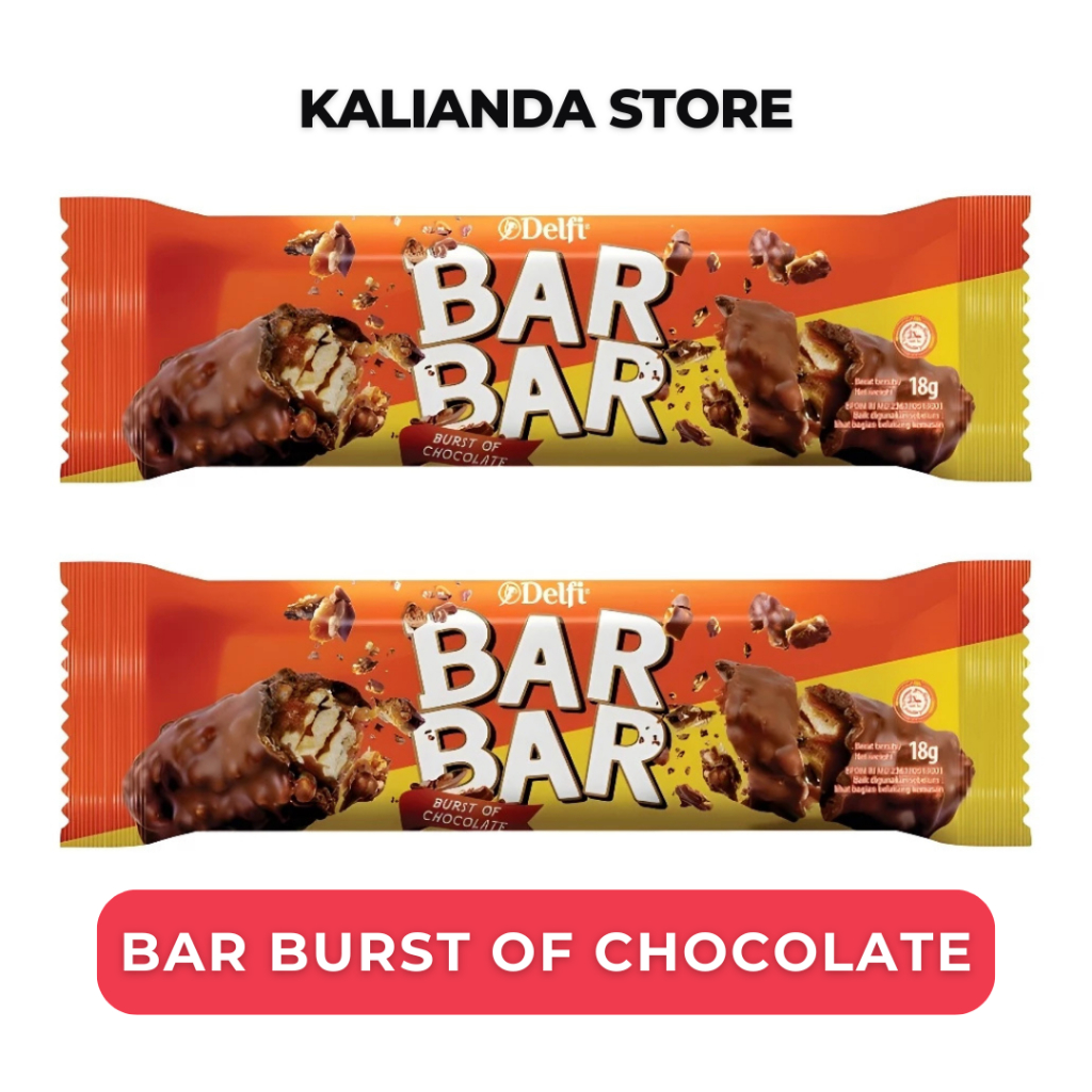 

Delfi Bar Bar Burst of Chocolate Box 24 pcs x 18g
