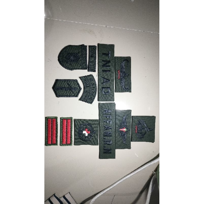 atribut TNI model Mika dan model biasa