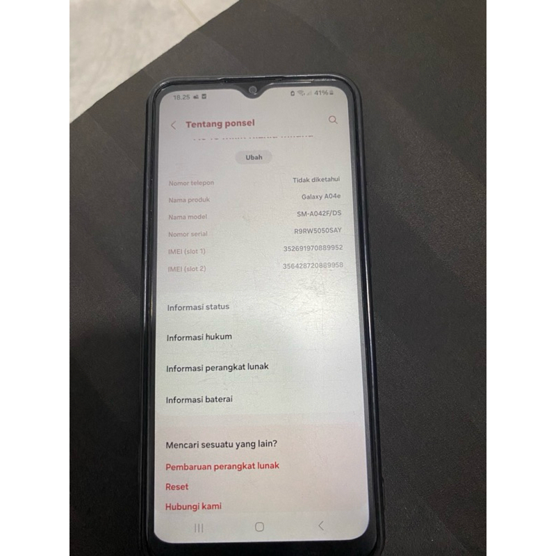 Samsung Galaxy A04E Fullset Second