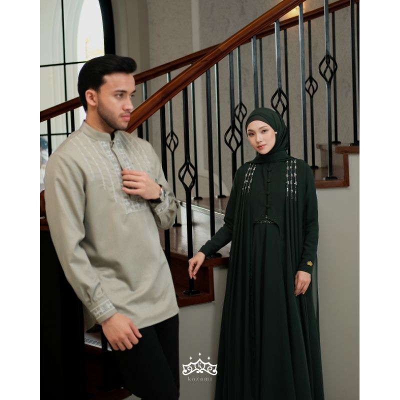 READY - FREE GIFT - ORI KAZAMI - HANEEN ABAYA DRES KAZAMI - DRESS GAMIS MURAH SYARI KAZAMI OFFICIAL