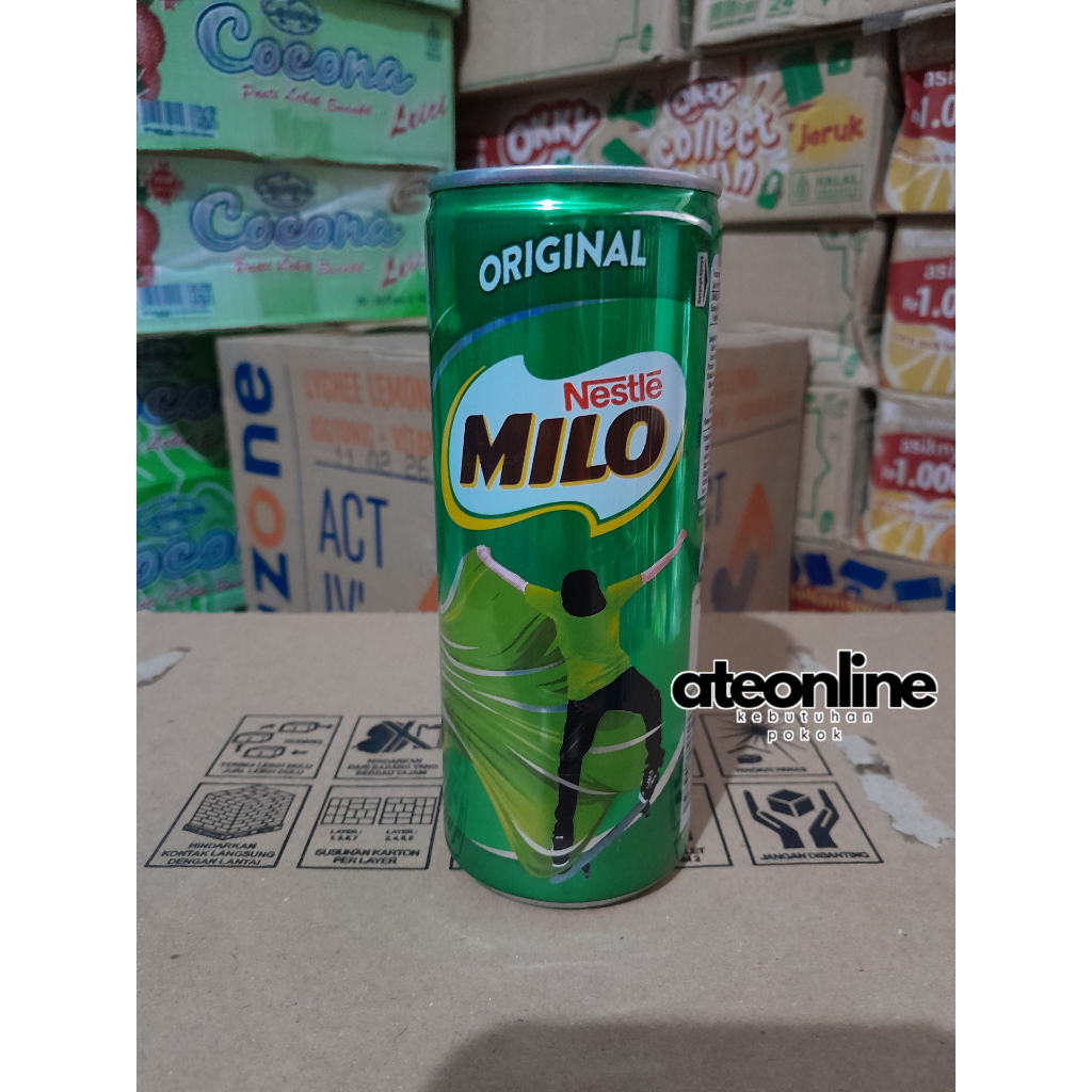 Milo Kaleng Can 220ml KARTON [isi 24 kaleng]