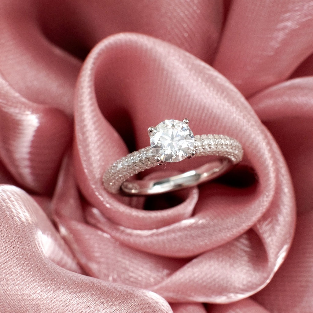 eldiva cincin emas yura ring gold plated moissanite diamond