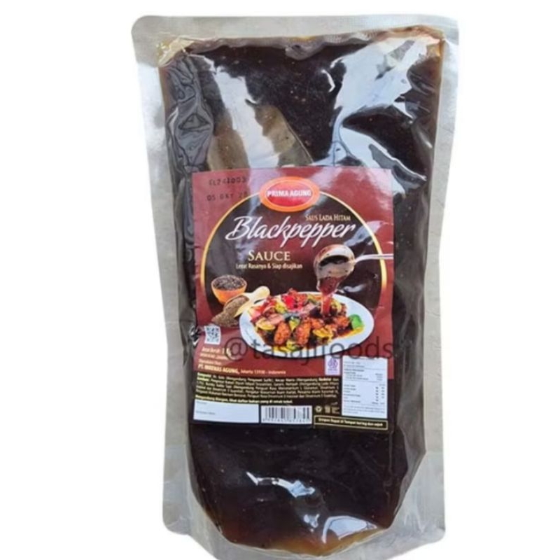

PrimaAgung Black Pepper sauce | Saus Lada Hitam 500gr